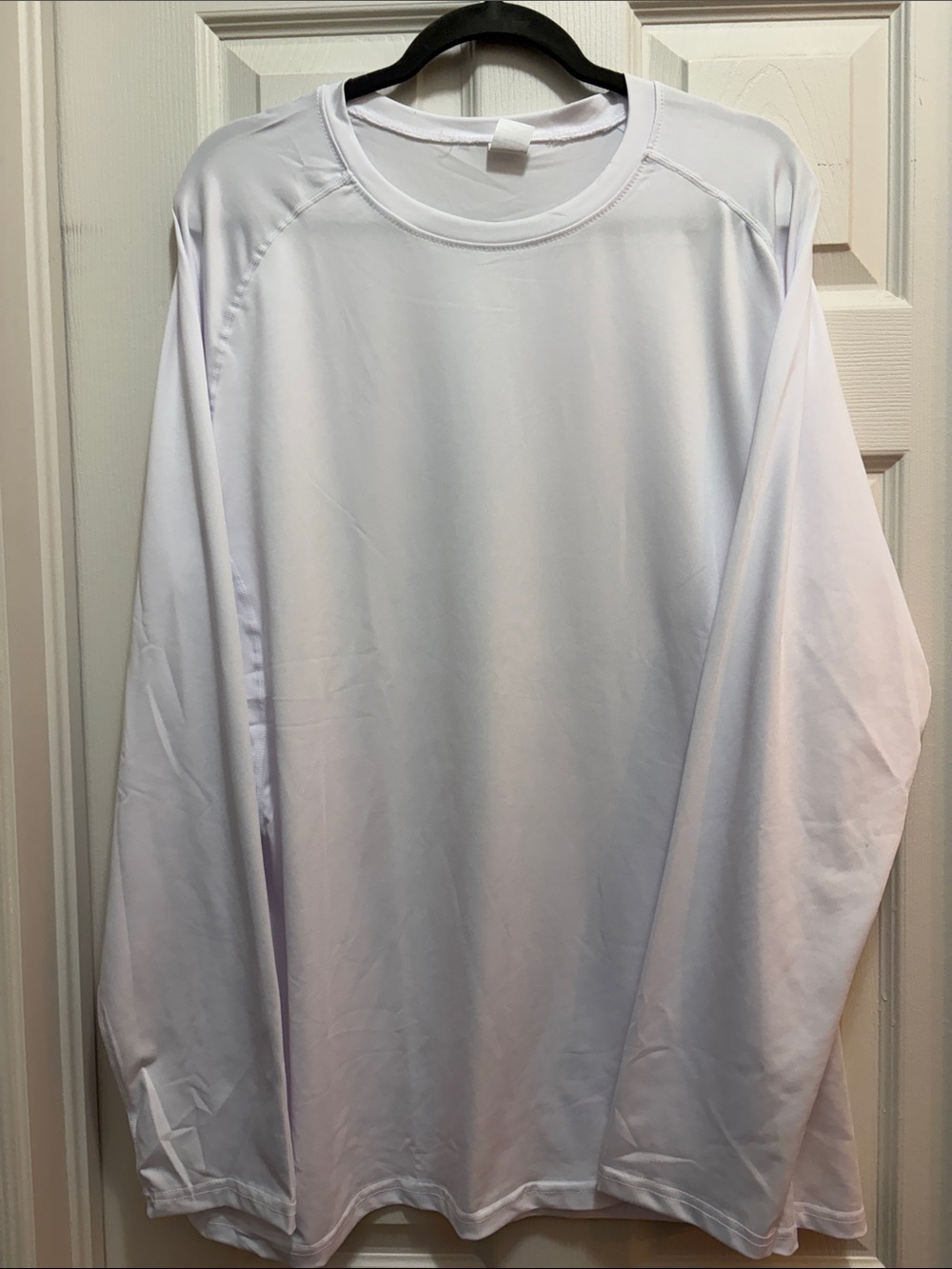 Men's Long-Sleeve Performance Shirt - White